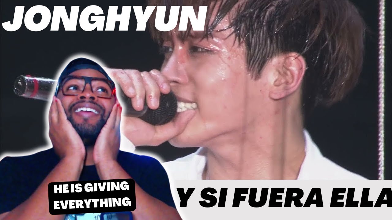 SINGER REACTS to Jonghyun (SHINee) - Y si fuera Ella (Live) | REACTION