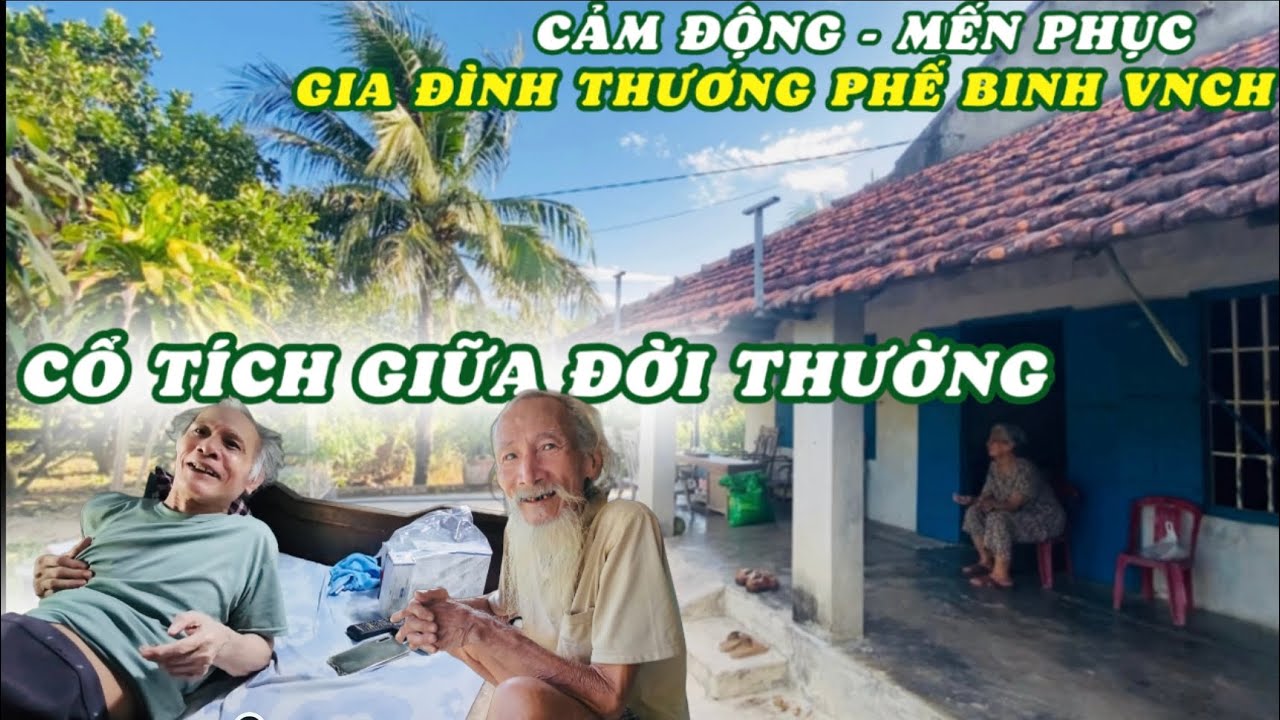 Gia Đình Chú Thương Phế Binh VNCH Tựa Như Truyện Cổ Tích Giữa Đời Thường. Hơn 50Năm Bên Chiếc Giường