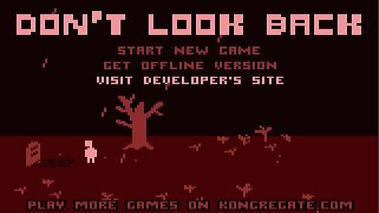 Don't Look Back - Пиксельная трагедия [Скрытый смысл]
