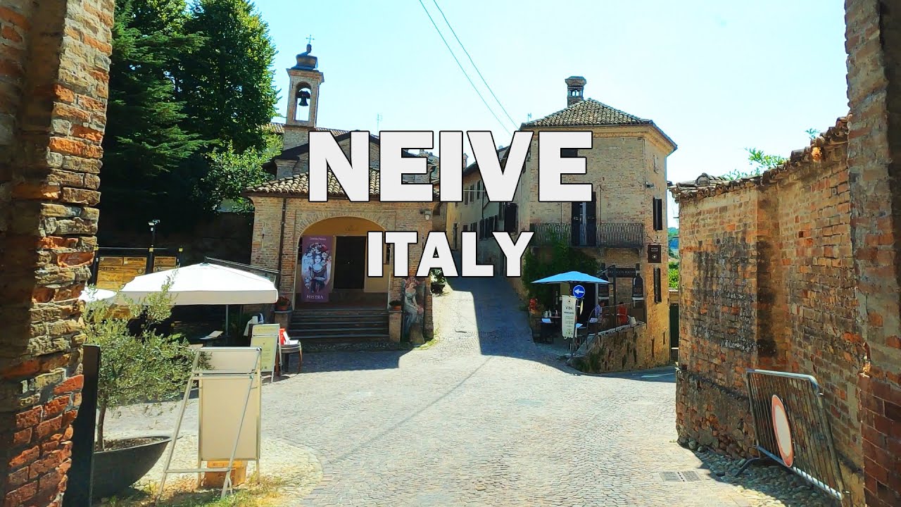 Neive, Italy - Driving Tour 4K
