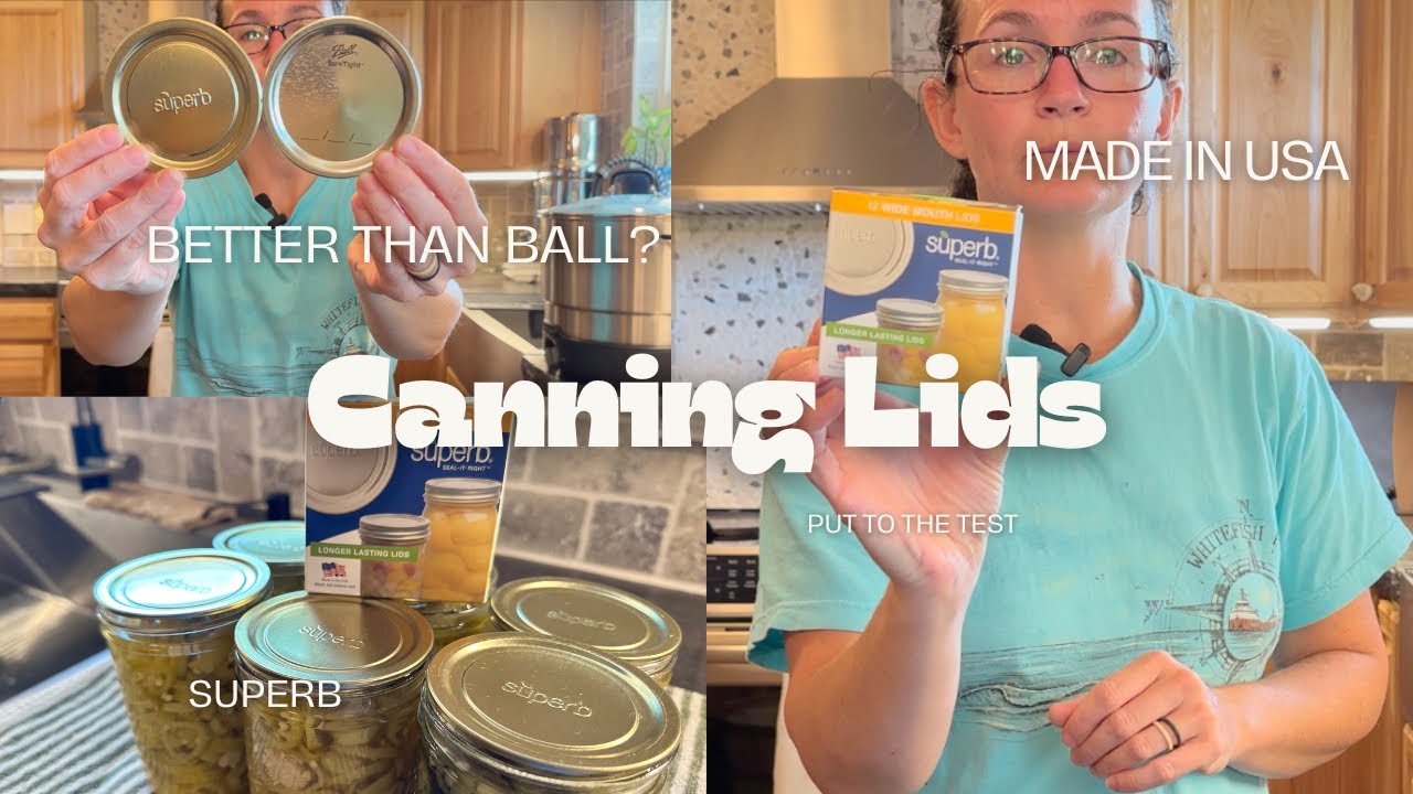 Testing New USA Made Canning Lids ⭐️ Superb