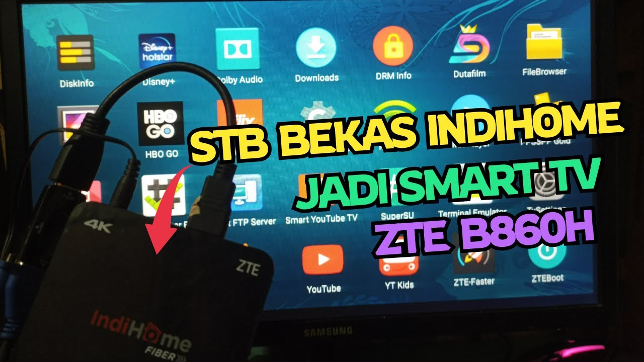 CARA ROOT DAN FLASH STB BEKAS INDIHOME ZTE B860H TANPA BONGKAR CASING