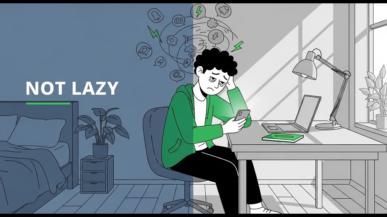 You’re Not Lazy — Your Brain Is Overstimulated