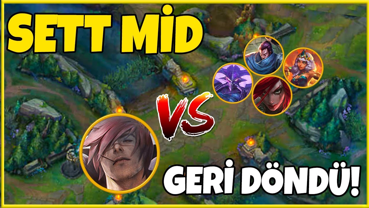 Sett Mid Geri Döndü!! | Melee Mid Herolarının Korkulu Rüyası Olacaksın!! | Valiant - Sett