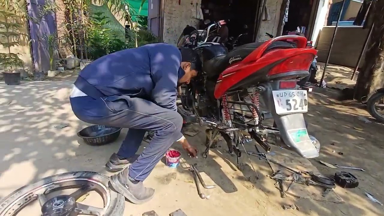 🏍️ Hero Glamour का झुलाबोस (Jhulabos) कैसे लगाएं?#automobile #shortvideo #motorcycle 💯👍😍🤗