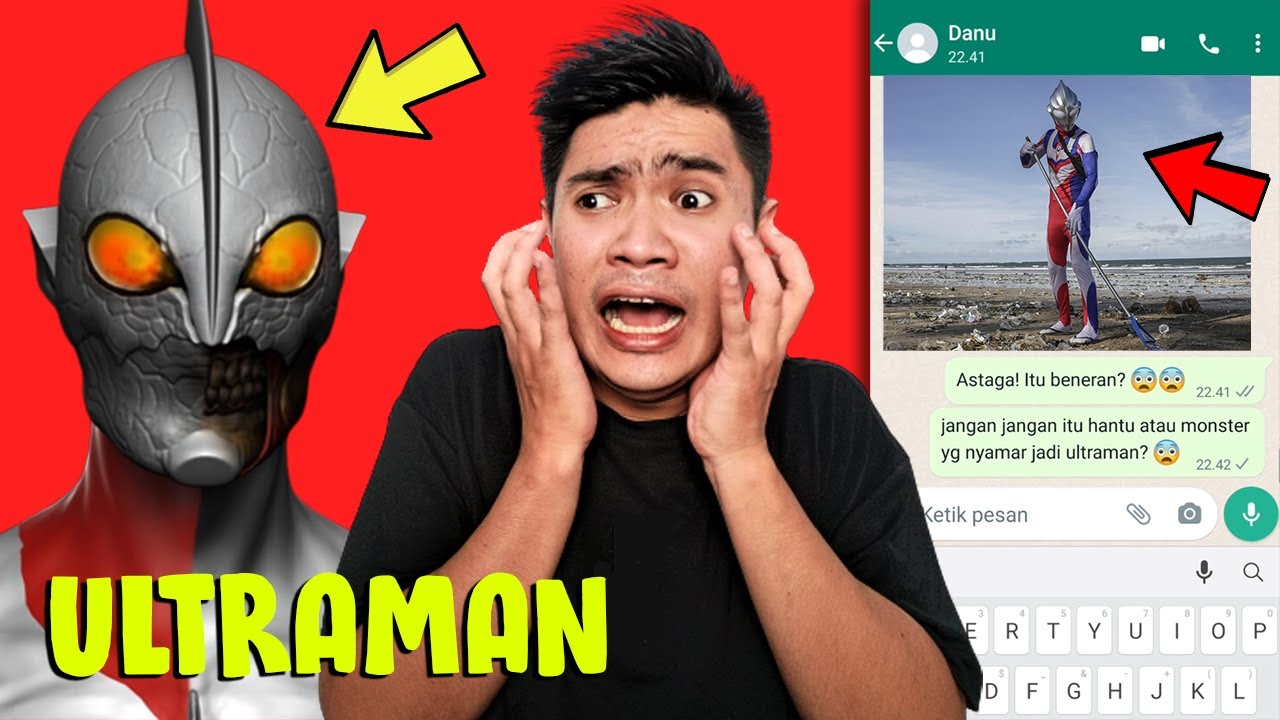 JANGAN MAIN MAINAN ULTRAMAN BAHAYA!!!