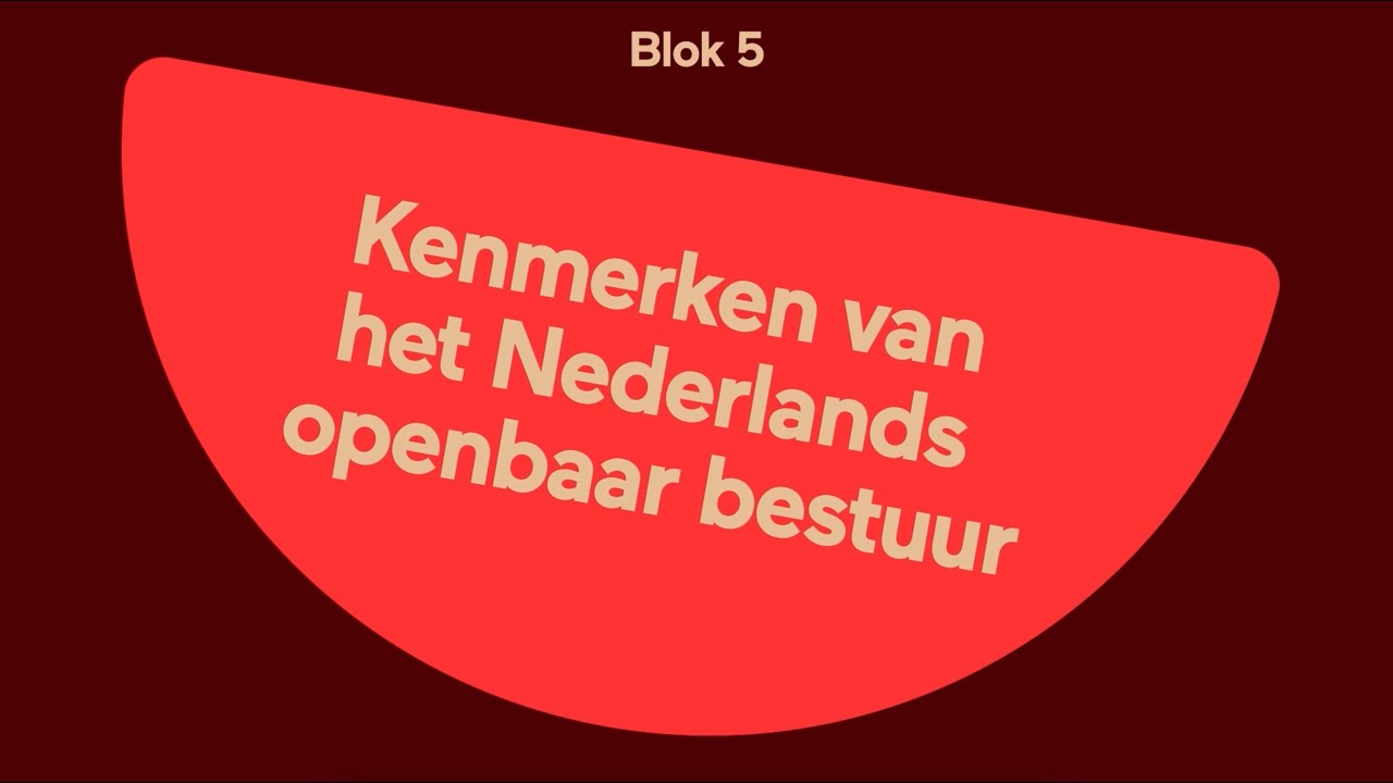 Online leertraject I Openbaar Bestuur voor Ontwerpers I Module 2 I Blok 5