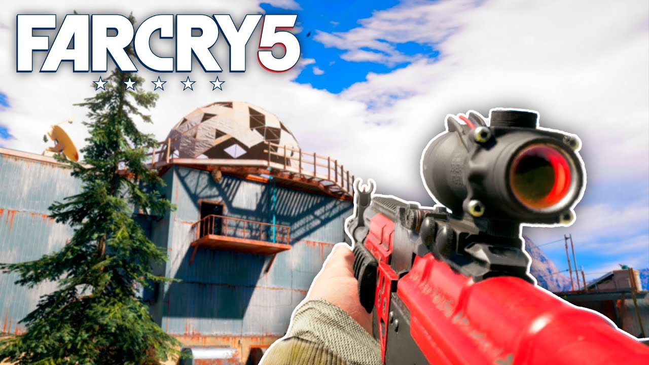 AKM CUSTOMIZATION & PLANE CRASH in Far Cry 5!