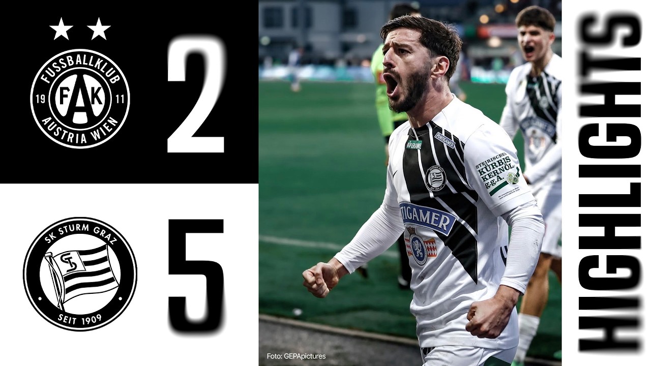 HIGHLIGHTS | FK Austria Wien vs. SK Sturm Graz | 23. Runde
