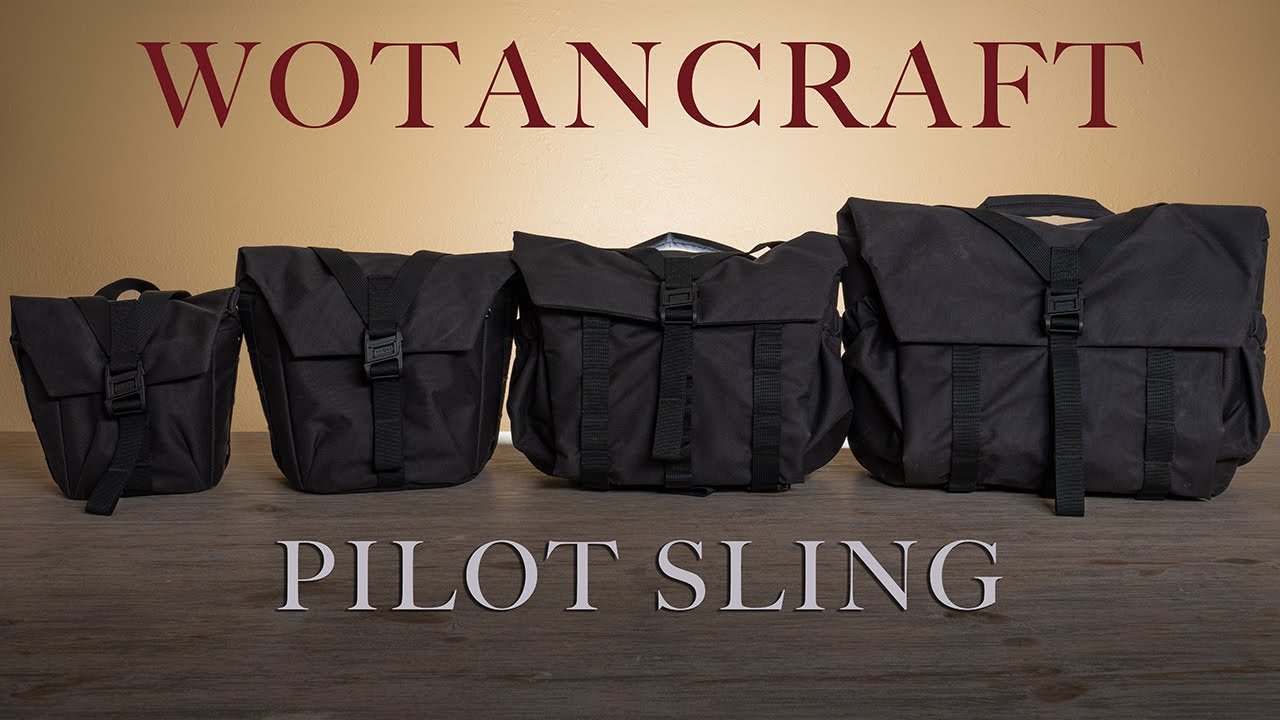 WOTANCRAFT Pilot Sling Bag. EVERY SIZE deep dive review. Best camera bags of 2024 / 2025!