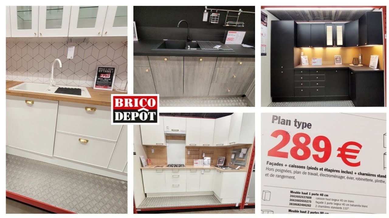 BRICO DÉPÔT💪TOUTE LES CUISINES🎁INFOS💥PRIX/LIVRAISON/COMMANDE ETC 30.10.2 #cuisine #cuisinebricodepot