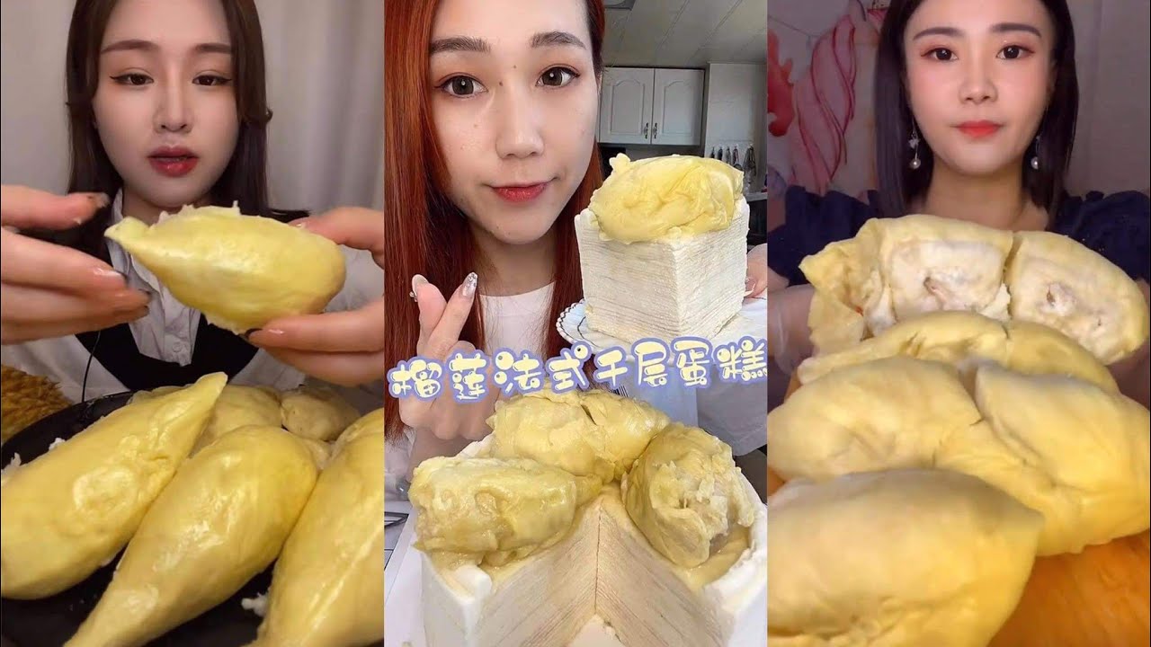 ASMR DURIAN, SWEET CAKE