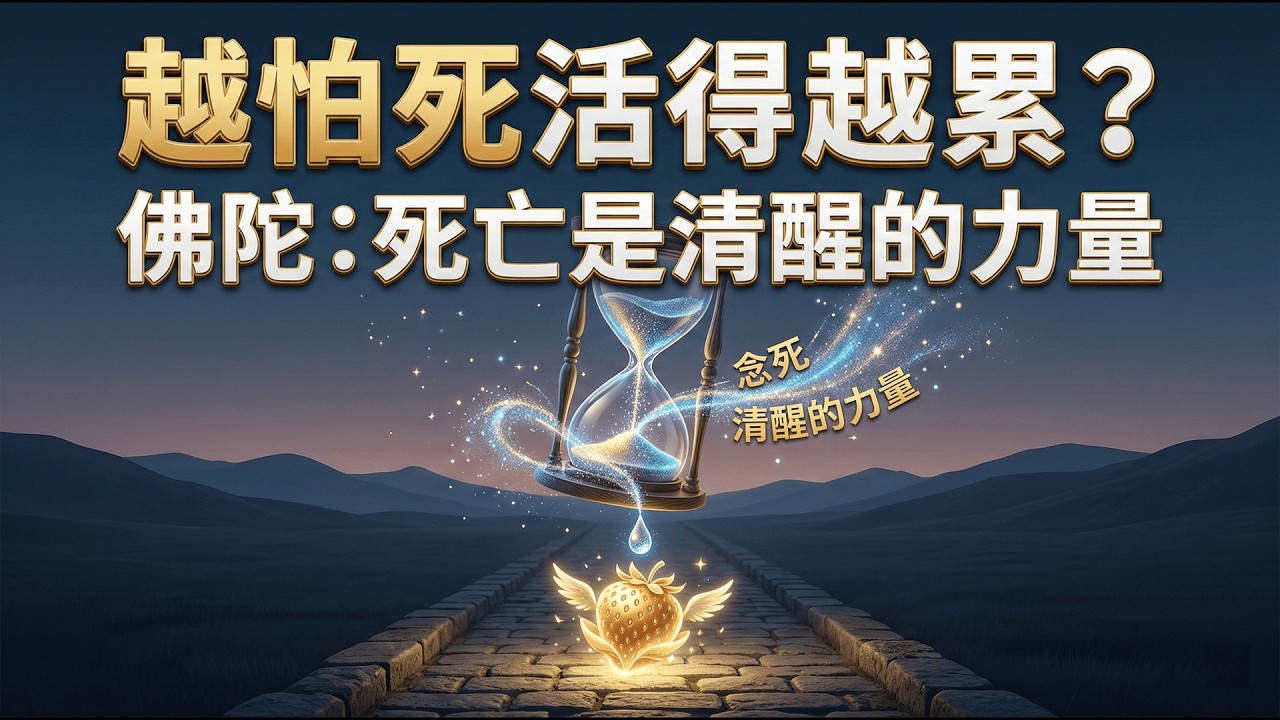 越怕死的人，活得越累｜佛陀揭開「念死」的真相：死亡不是終點，而是活得清醒的力量