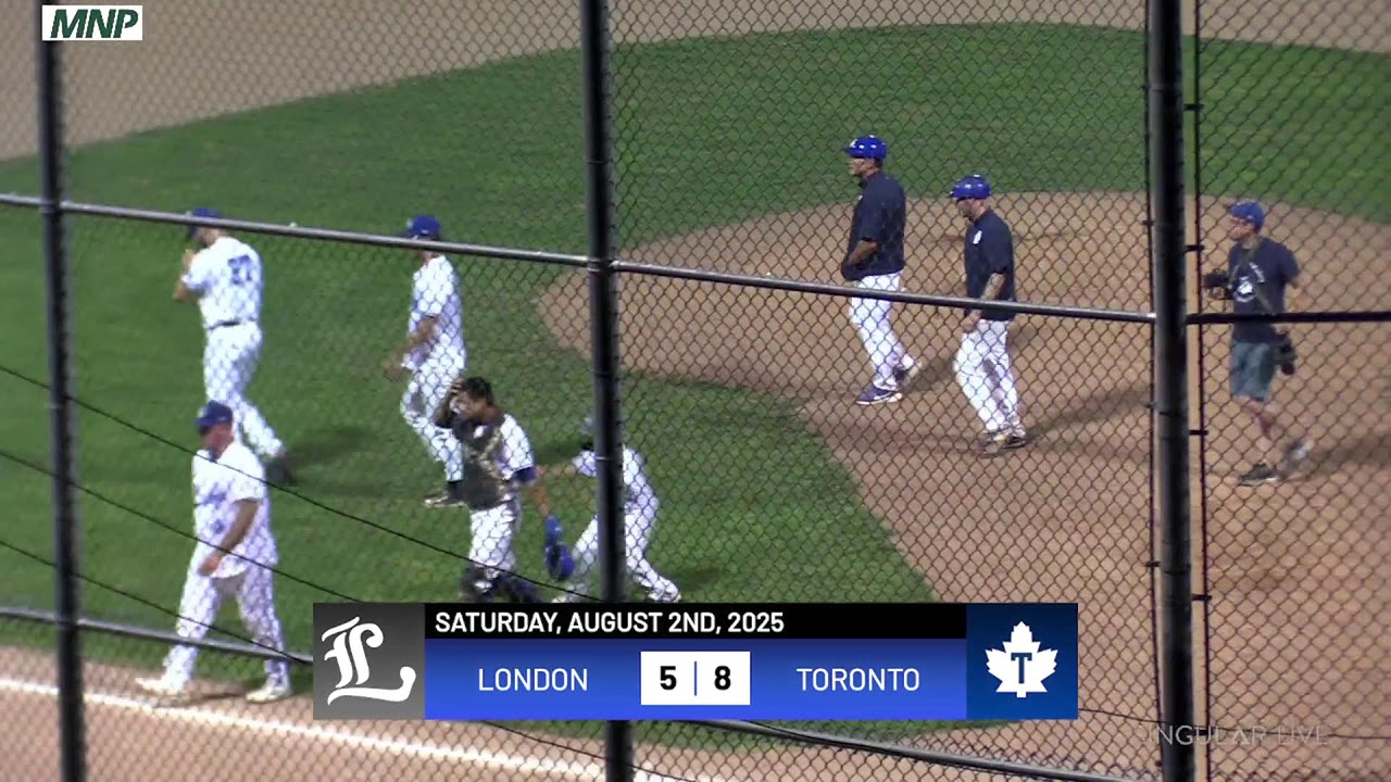 IBL Baseball: TORONTO MAPLE LEAFS VS LONDON MAJORS (AUGUST 2ND 2025)
