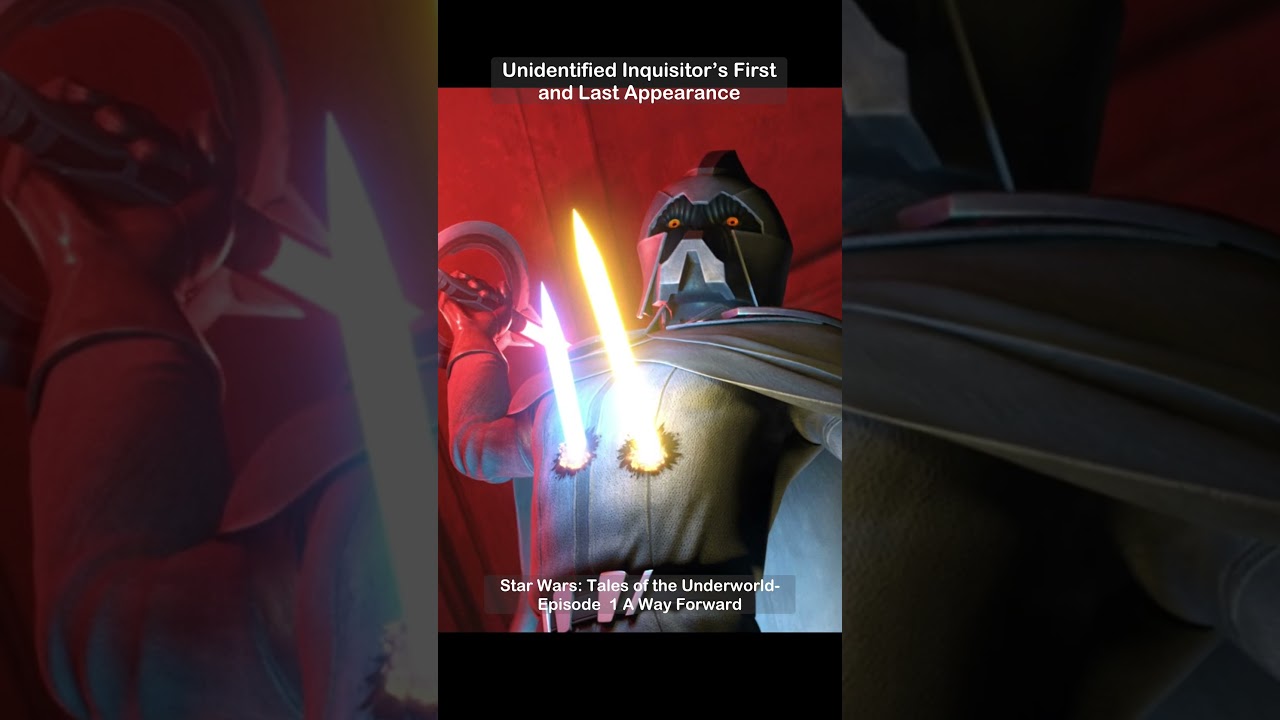 Unidentified Inquisitor&rsquo;s First and Last Appearance #starwars #theclonewars #talesoftheunderworld