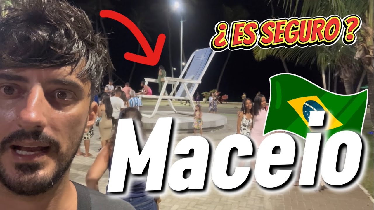 LA NOCHE en MACEIO BRASIL donde COMER y como es la SEGURIDAD 🇧🇷