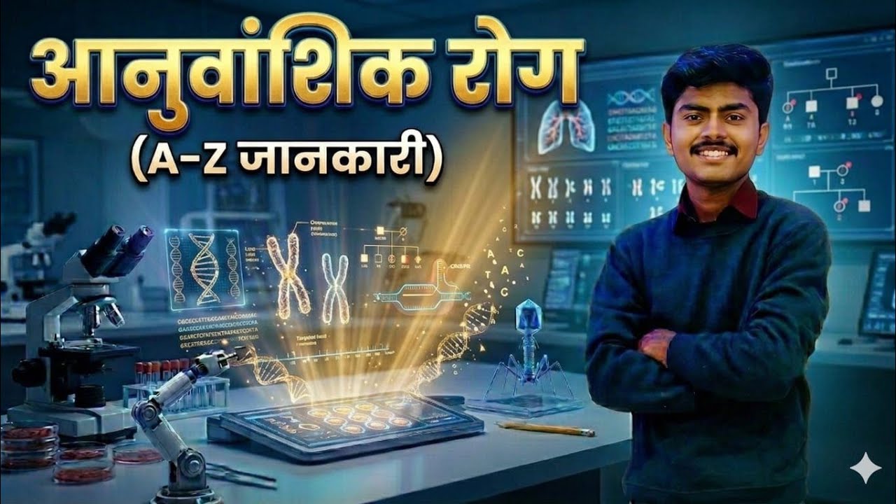 Aanuvansik Rog Kya Hai? | Genetic Disorders Explained in Hindi | Biology for Competitive Exams