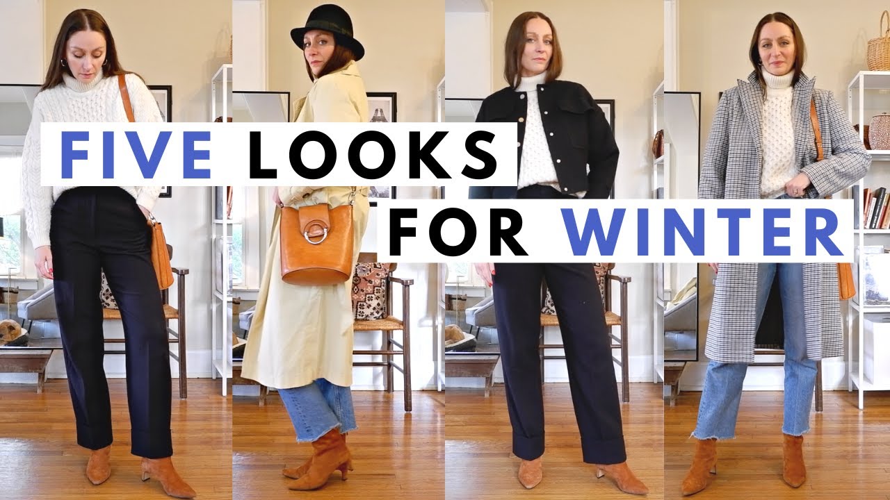 How To Layer For Winter Without Looking Bulky | 5 Autumn Winter Outfits