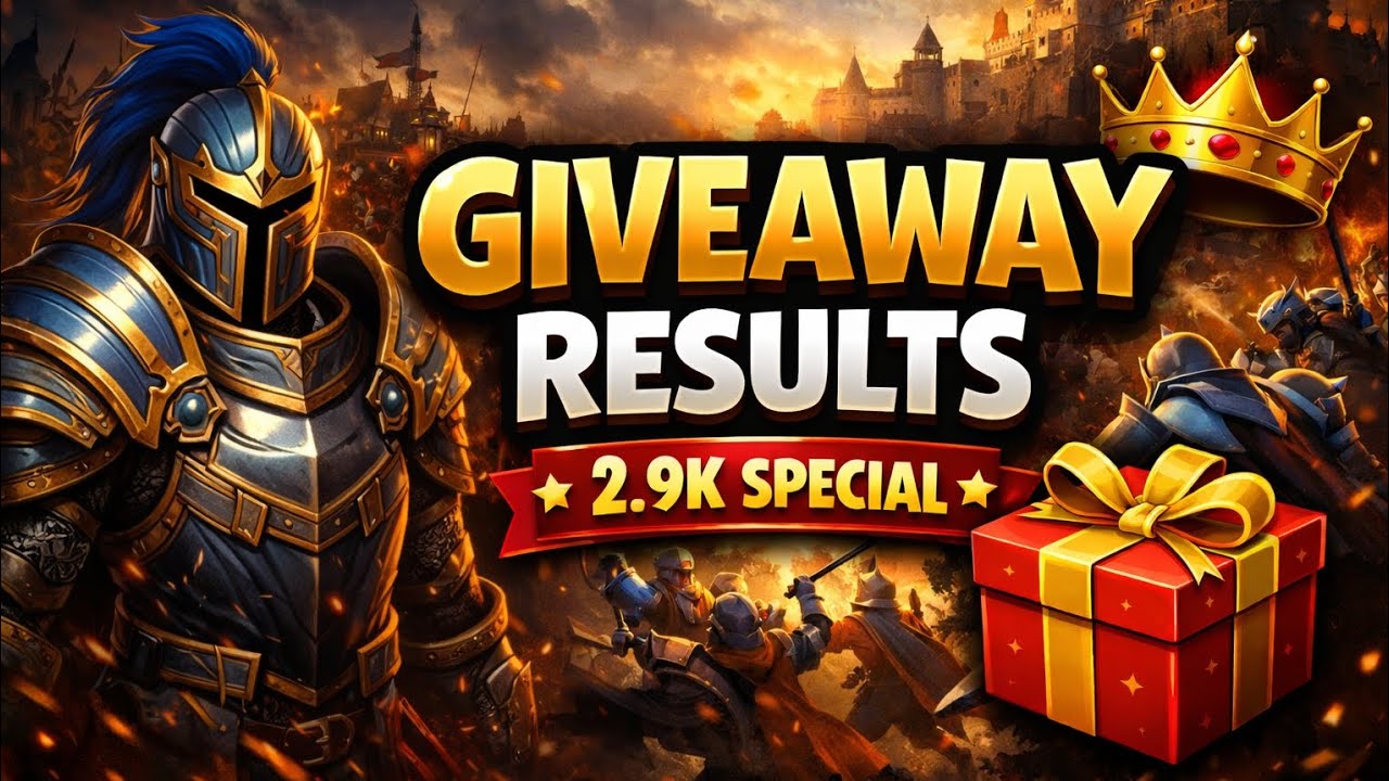 2.9K GIVEAWAY RESULTS. GOOD LUCK AND HAVE FUN!