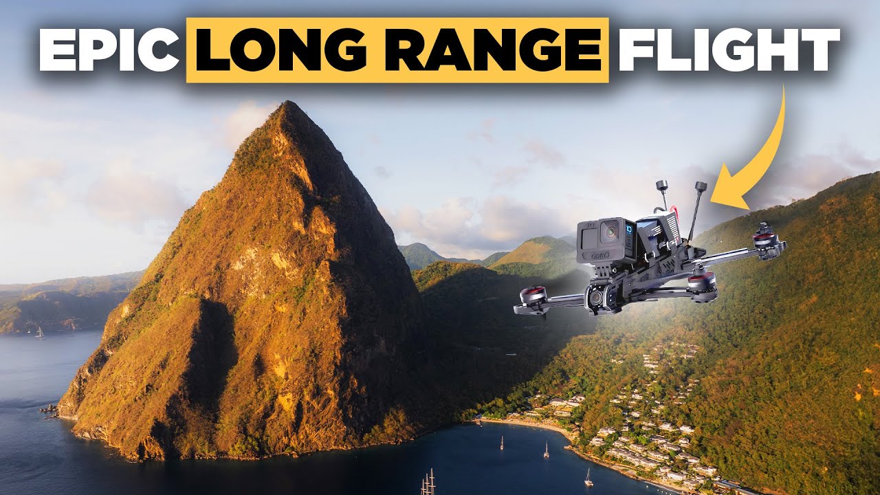 Long Range FPV Flight in St Lucia | GepRC MOZ 7 FPV Drone