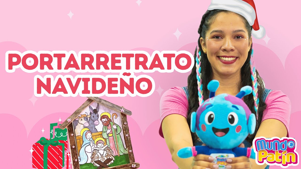🎄 Portarretrato Navideño 🎨 | Manualidad para niños – El Taller de MaBe | Mundo Patín TV