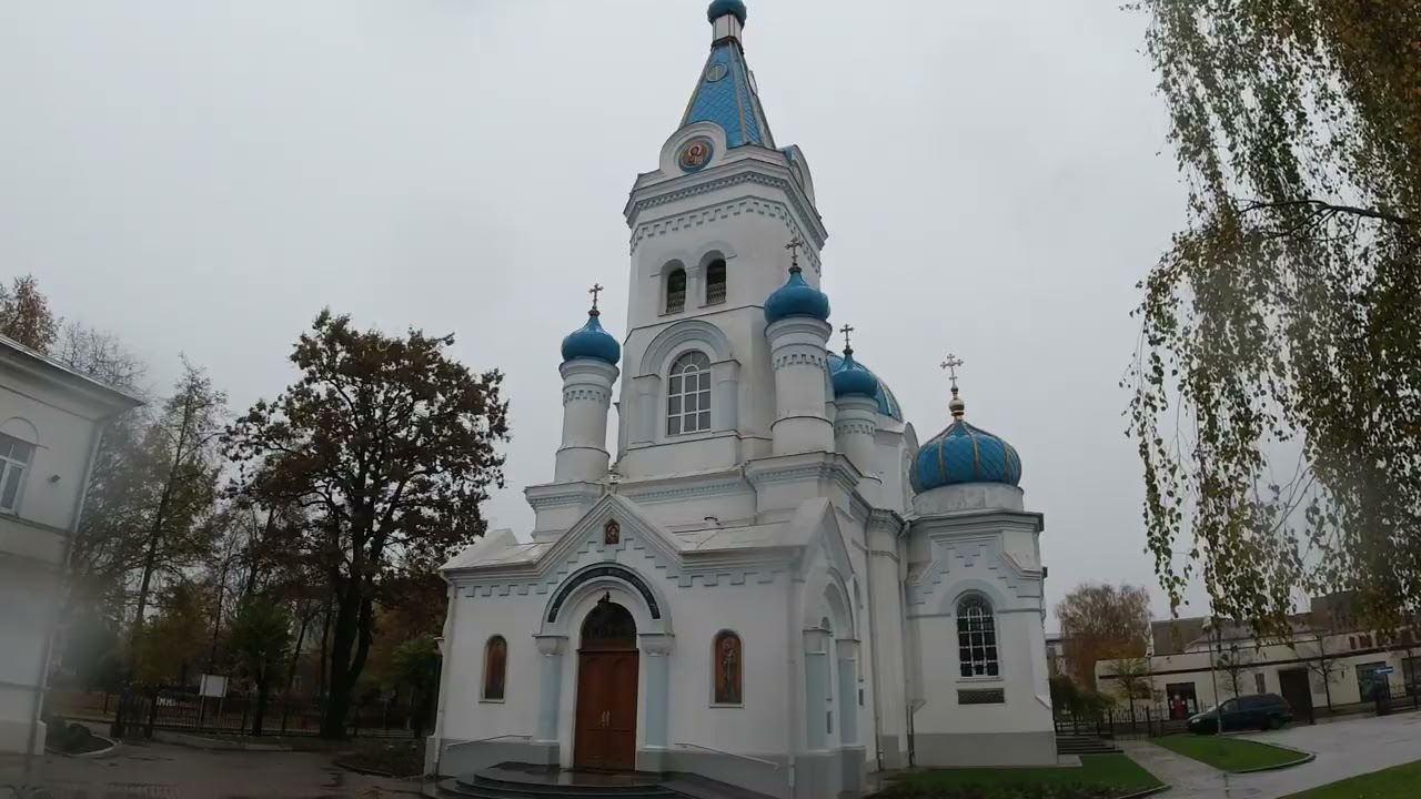 Колокольный звон на богослужение в Кафедральном соборе свт. прв. Симеона и Анны г. Елгава (Латвия)
