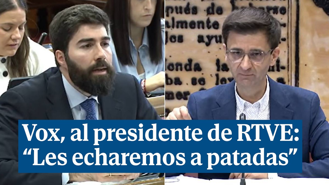Tensión entre Vox y el presidente de RTVE en la Comisión del Senado: 