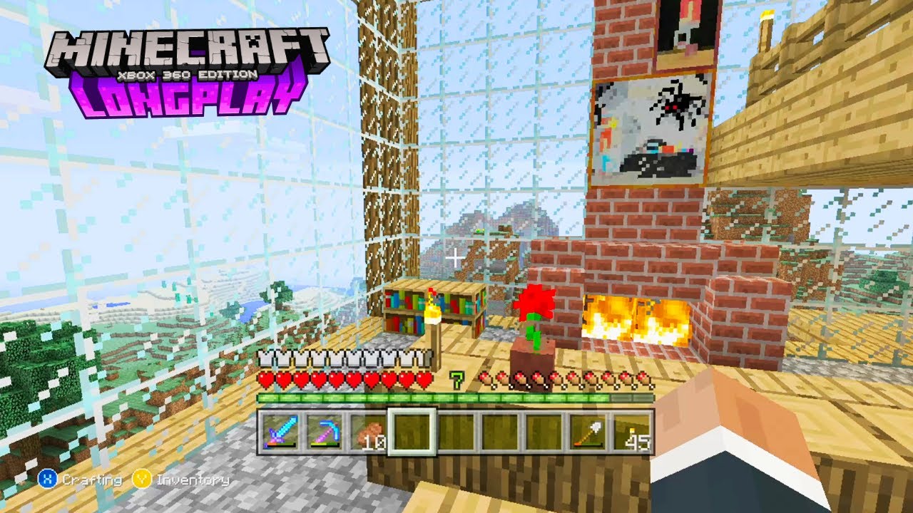 Minecraft Xbox 360 ʟᴏɴɢᴘʟᴀʏ - Building a New House, Farming & Mining (No Commentary)