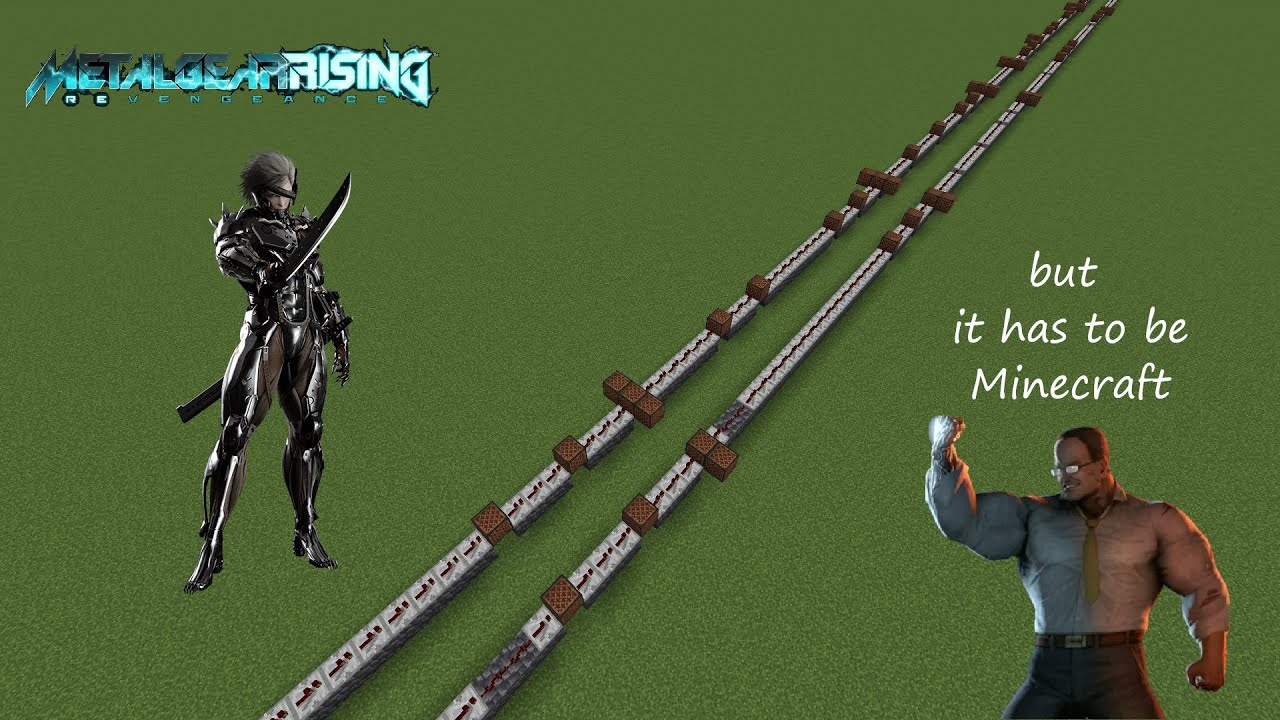 Metal Gear Rising : Revengeance - It has to be this way, but it's Minecraft
