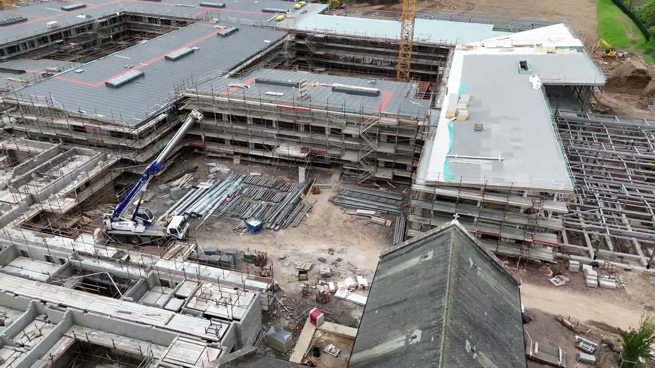 St Ronan's College Drone Progress Video May 2024
