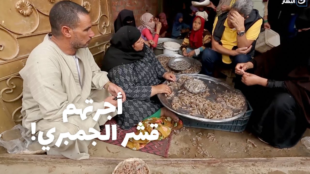 باب الخلق| في قرية كاملة في الفيوم عايشة على قشر الجمبري!