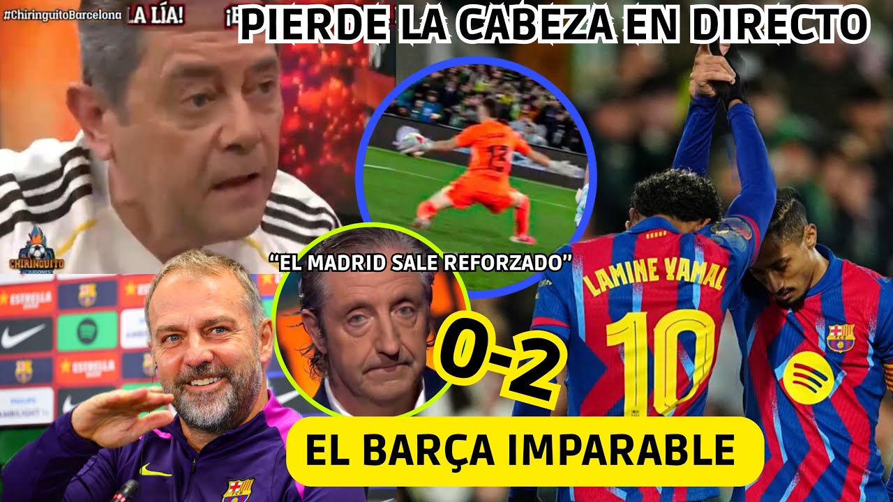 💥 EL BARÇA IMPARABLE y ASÍ REACCIONAN! RONCERO PIERDE LA CABEZA y RIDICULO MAYUSCULO de PEDREROL