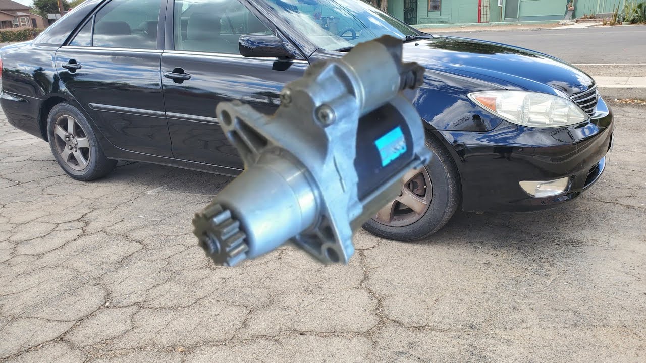 como cambiar  fácil y rápido motor de arranque/ starter 2002-2005 toyota camry #toyotacamry #starter
