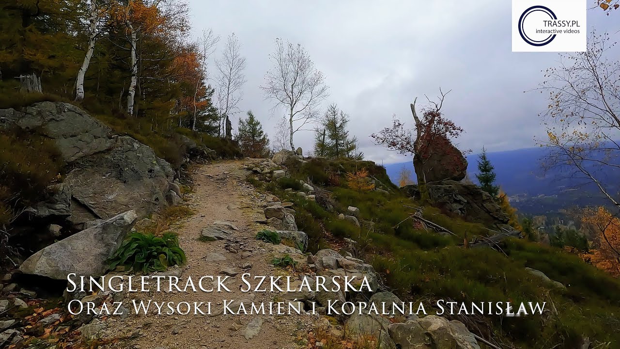 Single Track MTB Szklarska Poręba Cała trasa plus Wysoki Kamień, Kopalnia Kwarcu Stanisław i okolice