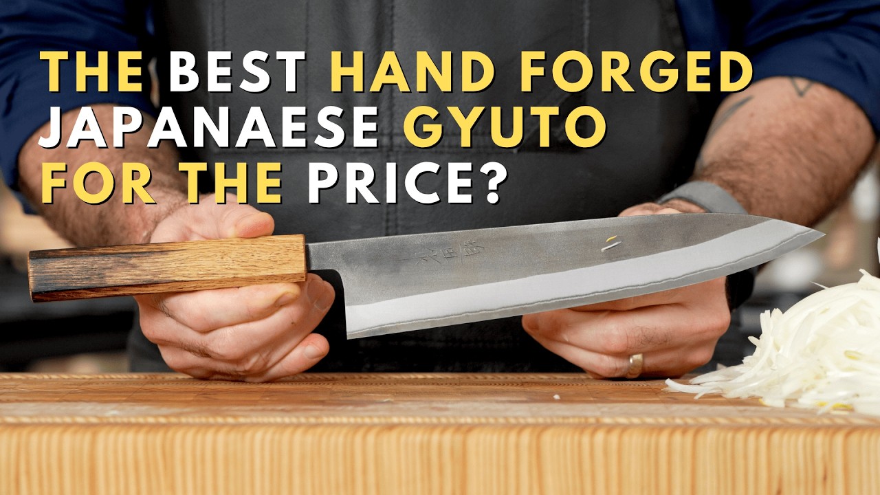 Sakoda Shirogami 2 Gyuto Prep Sesh | Лучший кованый японский нож по соотношению цены и качества?