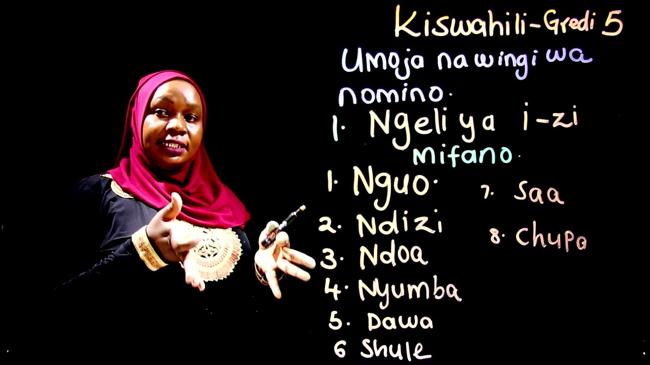 Gredi 5 Kiswahili Mwalimu Rehema Umoja na Wingi Katika Nomino Ngeli ya I ZI