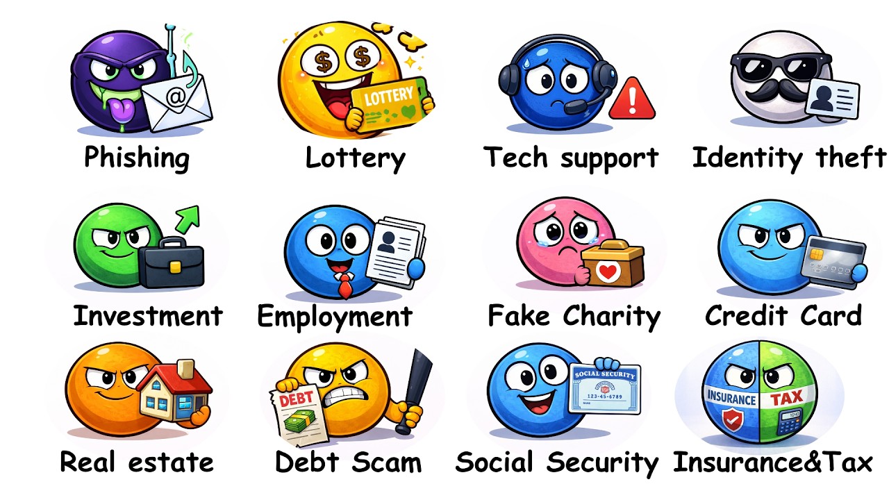 Every type of scam explained in 5 minutes