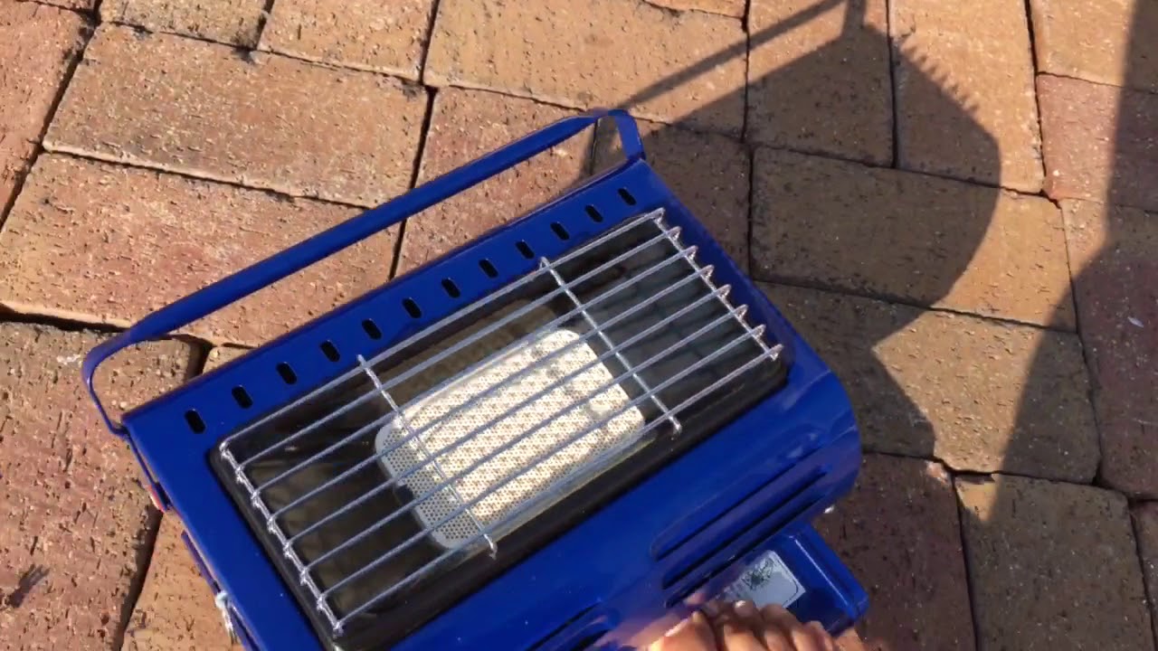 Portable gas heater for camping or outside  bought on ebay