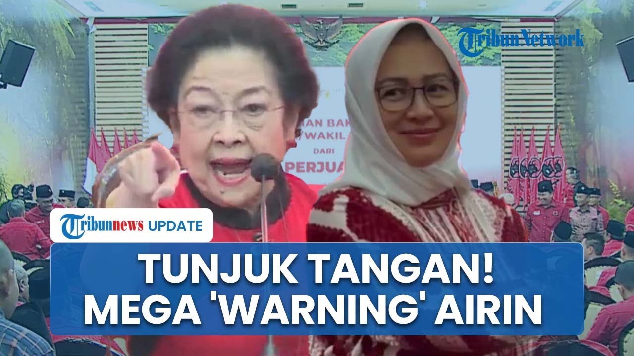 Depan Kader PDIP, Megawati Wanti-wanti Airin Tanpa Ragu: Kalo Lo Masuk PDIP, Awas Lo Ya!