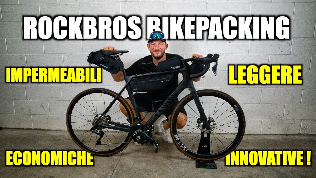 Le INNOVATIVE borse da BikePacking ROAD TO SKY, ECONOMICHE, LEGGERE, IMPERMEABILI- ROCKBROS