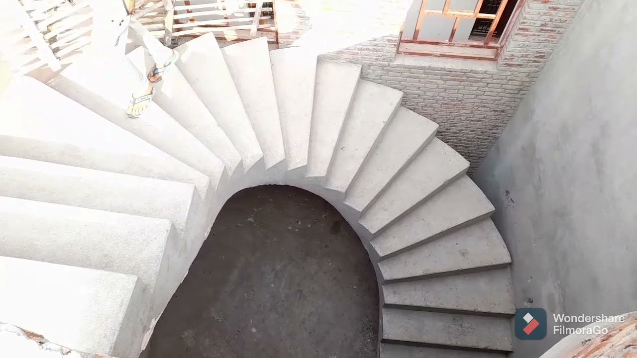 गोल जीना Explain।Circular जीना बनाने का आसान तरीका।How to make Round stairs। जीना केसे बनाएं। stairs