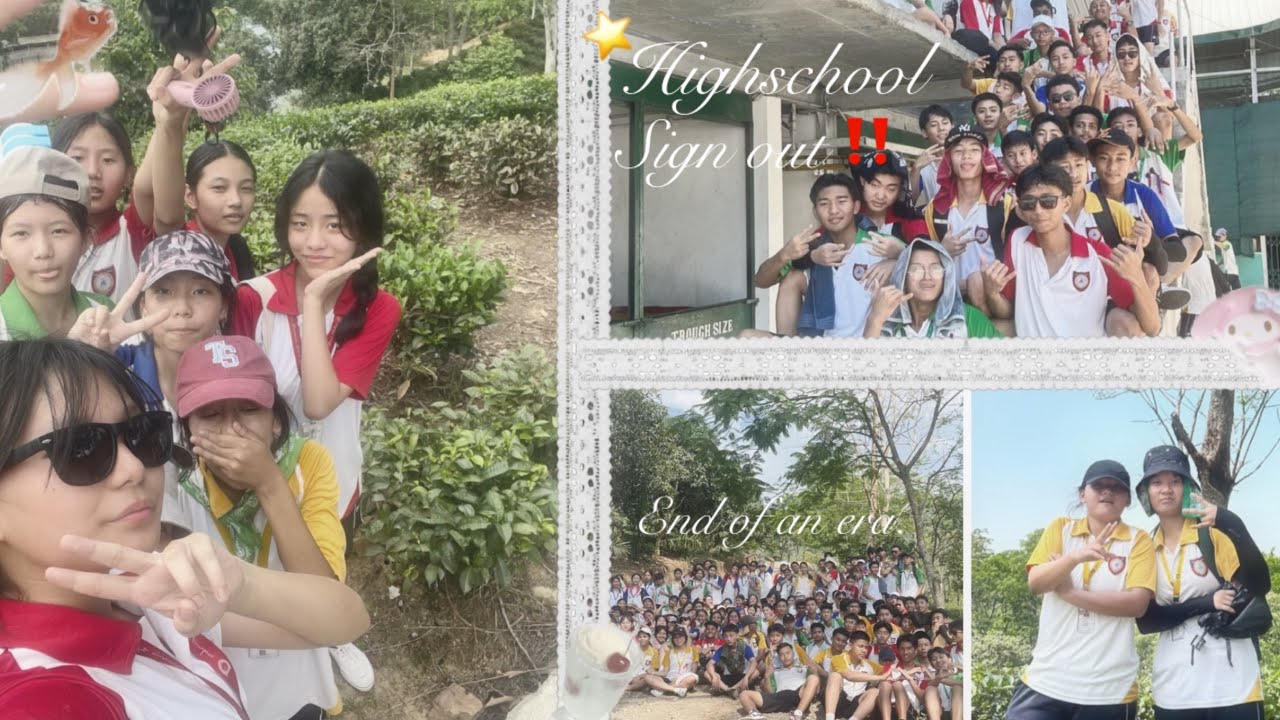 End of an era. | last years of highschool | Little Star Hr. Sec. School | Dimapur, Nagaland