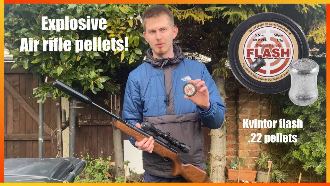 Kvintor Flash EXPLOSIVE Air Rifle Pellets! 💥