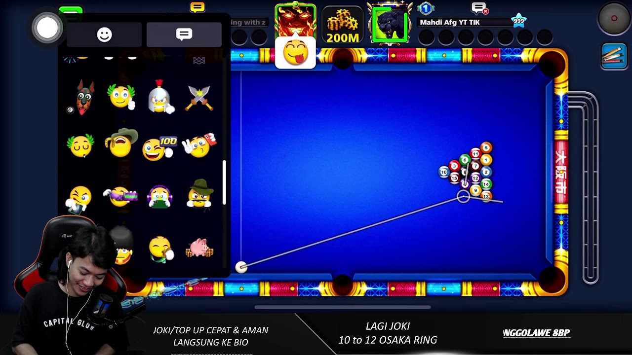 8 Ball Pool 200M OSAKA 😱