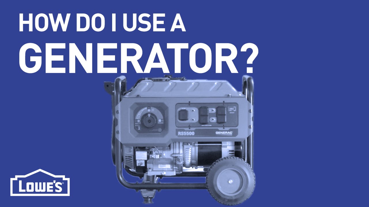How Do I Use A Generator? | DIY Basics