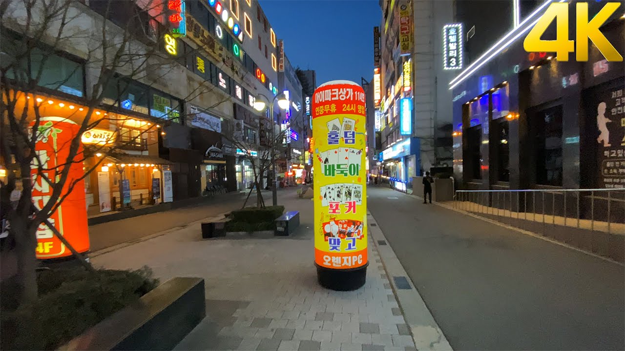 【4K】Saturday night, Walking in Suwon street - 4K Seoul Korea 🇰🇷