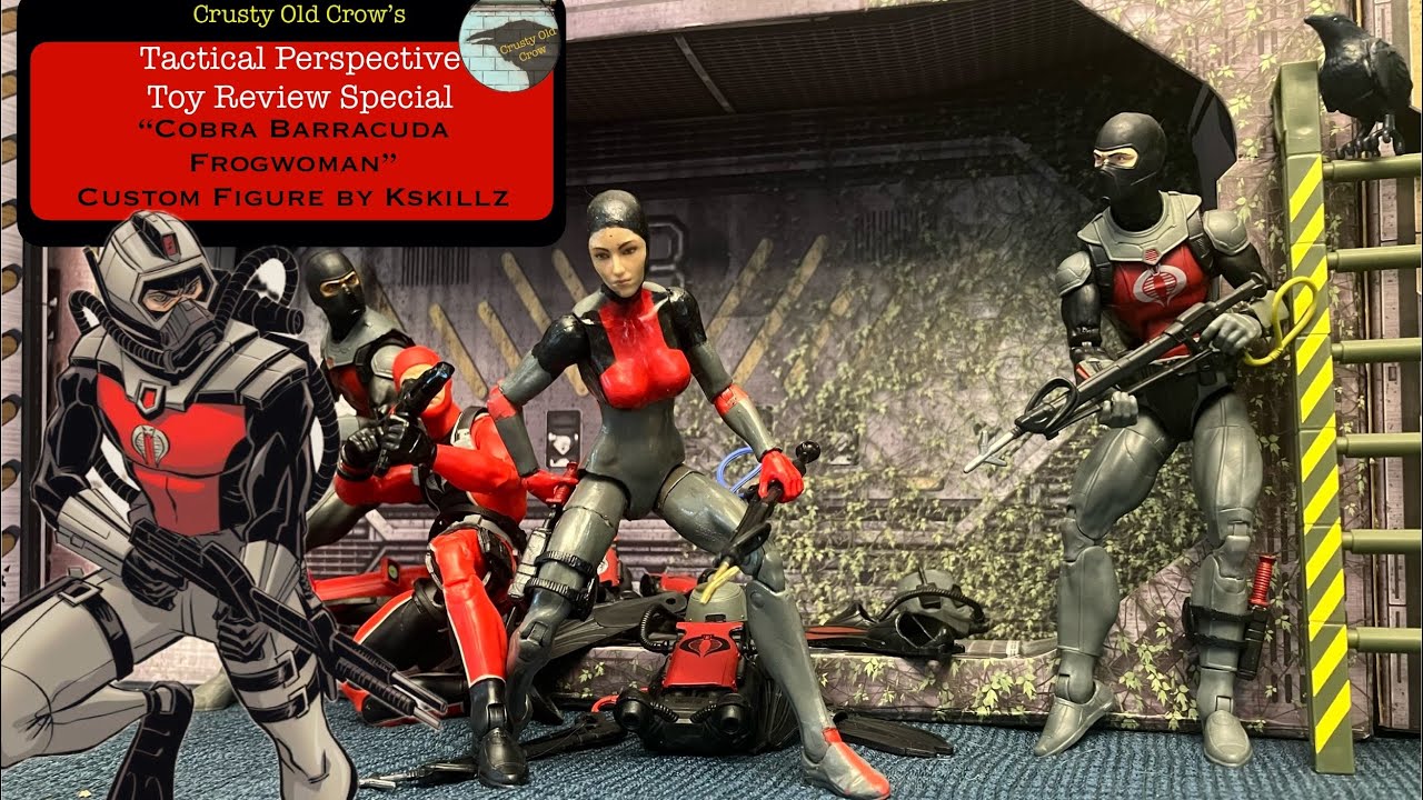 Модель Barracuda Frogwoman для GI Joe Classified, созданная Kskillz и A Tactical Perspective (экс...