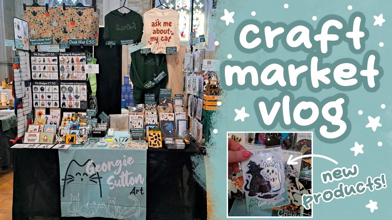 craft market vlog - how did Portsmouth Craft & Flea go?!