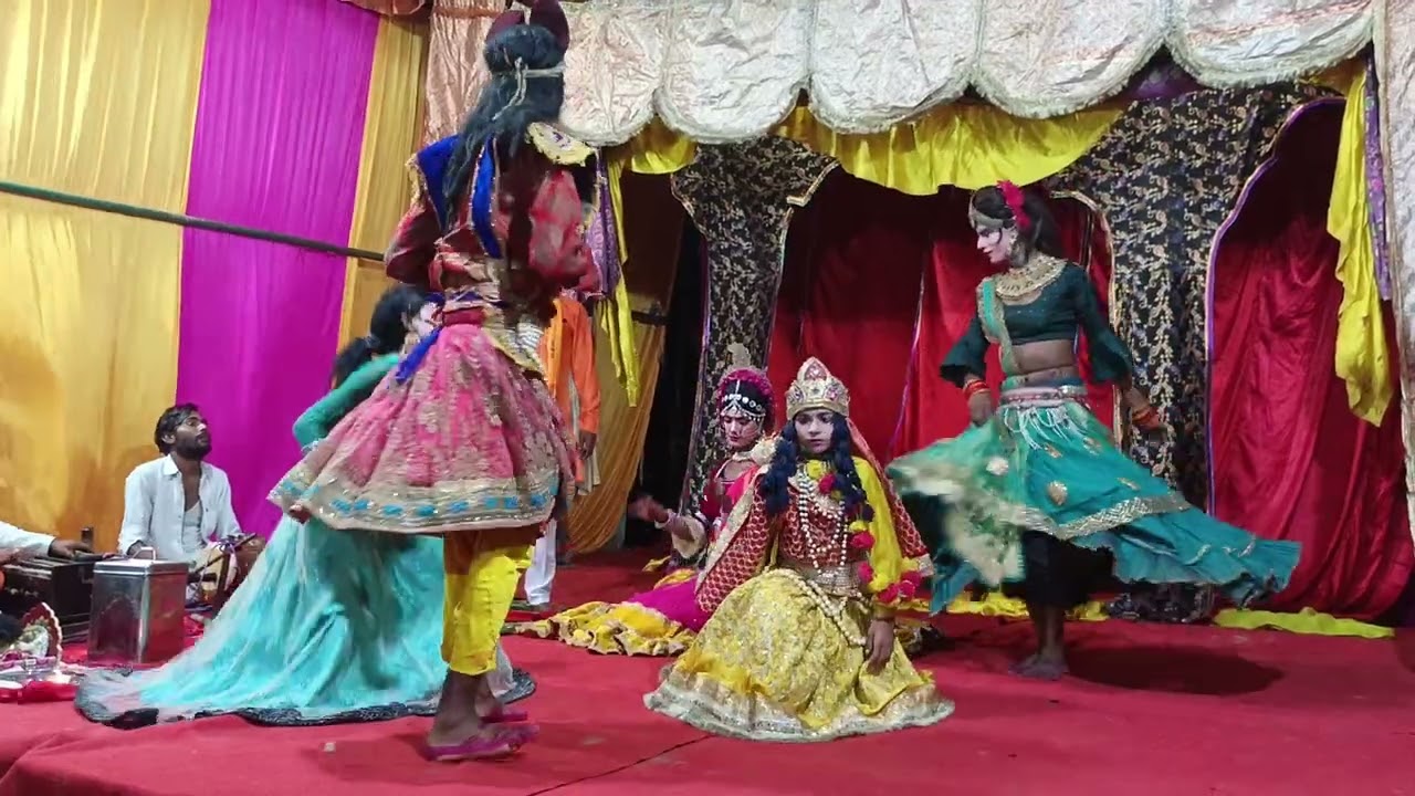 ग्राम दौलतपुर में भगवान श्याम सुंदरका रहस्य रासलीला मंडल सुखबीर यादव8175827522//9519526174