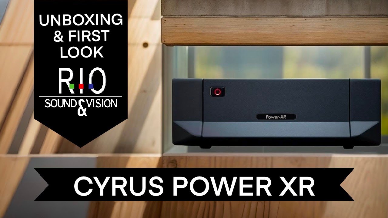 RIO unboxes the Cyrus Power XR Power Amplifier!